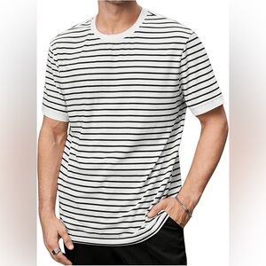 Zara Regular Fit Striped T-Shirt - Size XL (New with Tags)